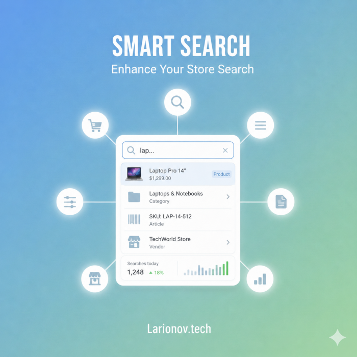 Instant smart search with autocomplete: main image