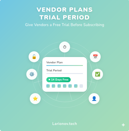 Trial period for sellers: main image