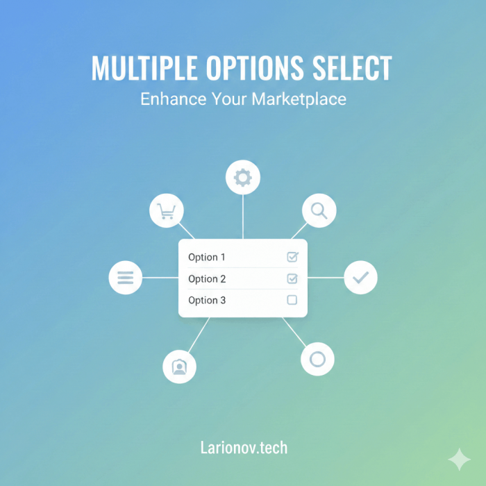 Multiple option selection: main image