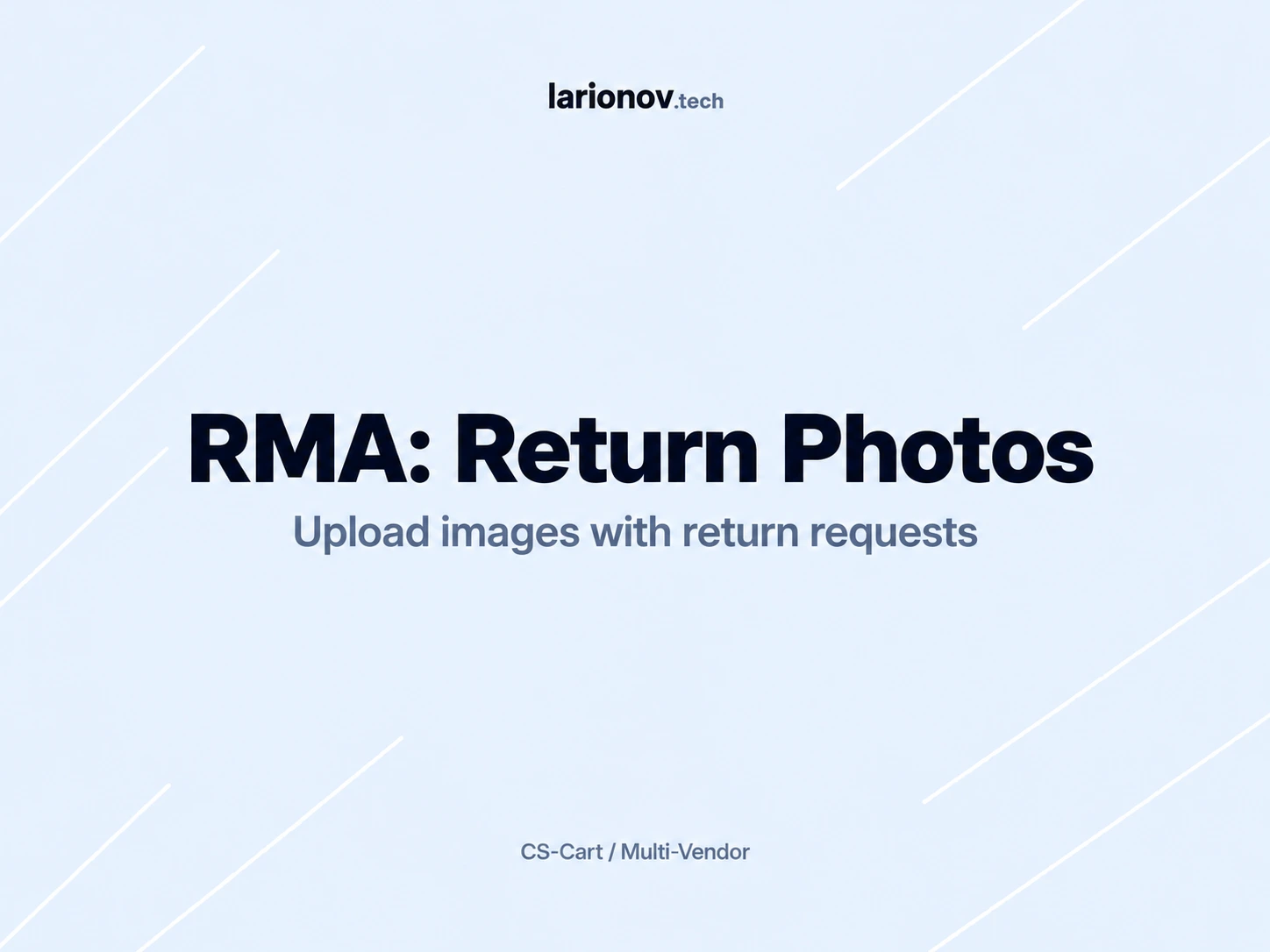 RMA: attach an image
